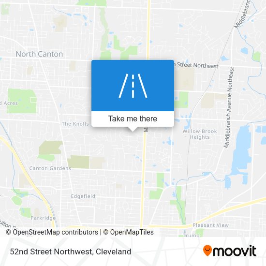 52nd Street Northwest map