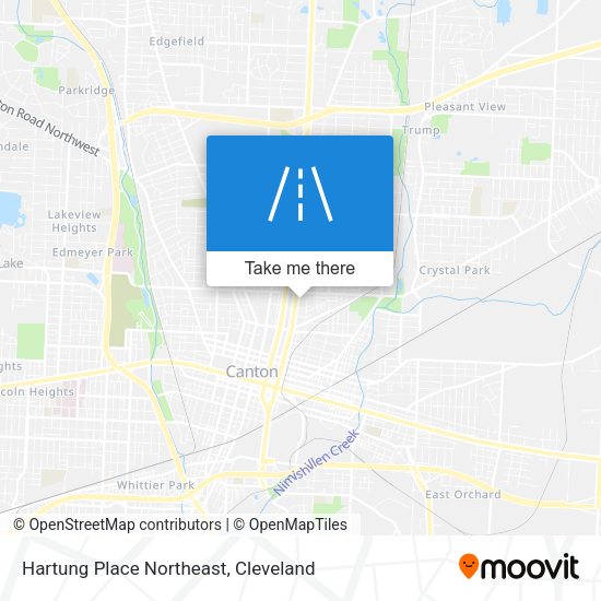 Hartung Place Northeast map