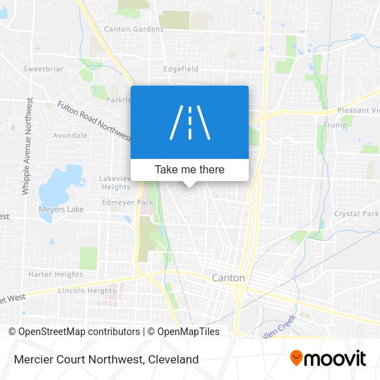 Mapa de Mercier Court Northwest