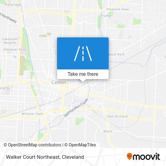 Walker Court Northeast map