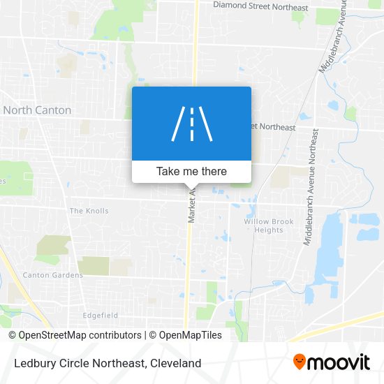Ledbury Circle Northeast map