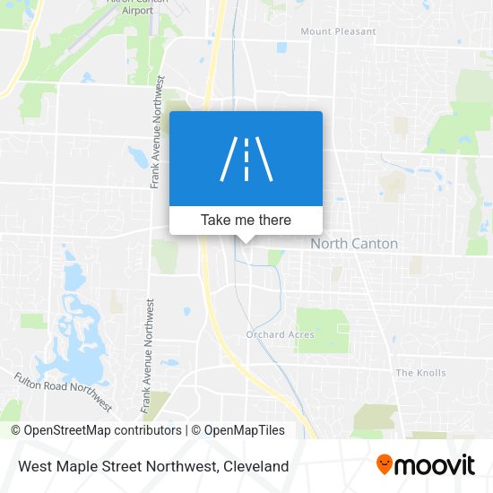 Mapa de West Maple Street Northwest