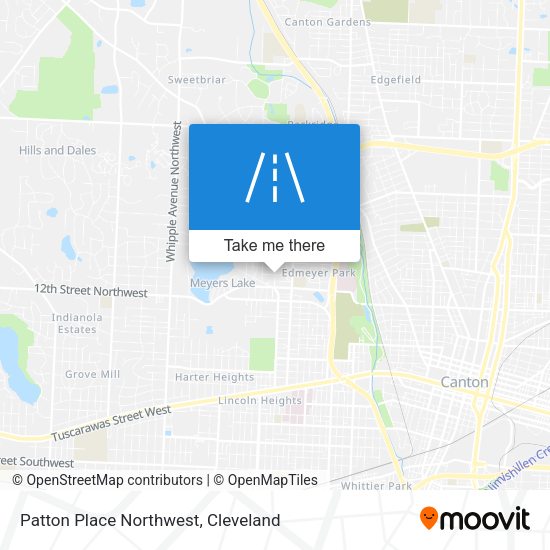 Patton Place Northwest map