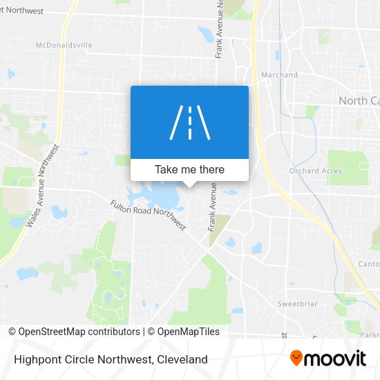 Highpont Circle Northwest map