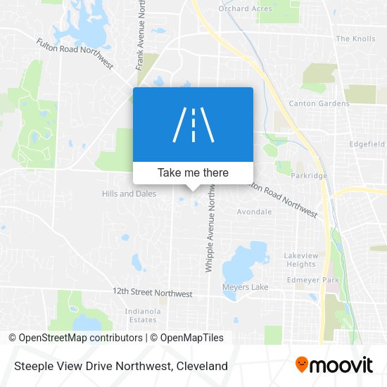 Mapa de Steeple View Drive Northwest