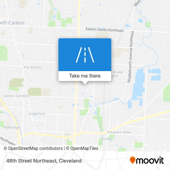 48th Street Northeast map