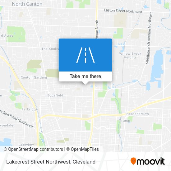 Mapa de Lakecrest Street Northwest
