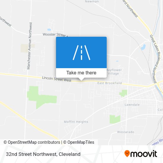 Mapa de 32nd Street Northwest