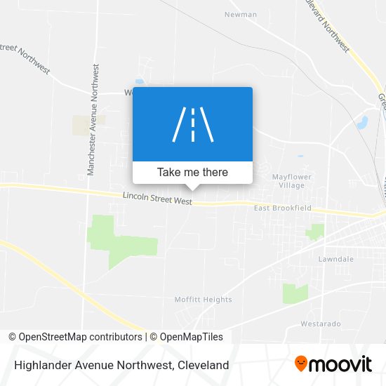 Mapa de Highlander Avenue Northwest