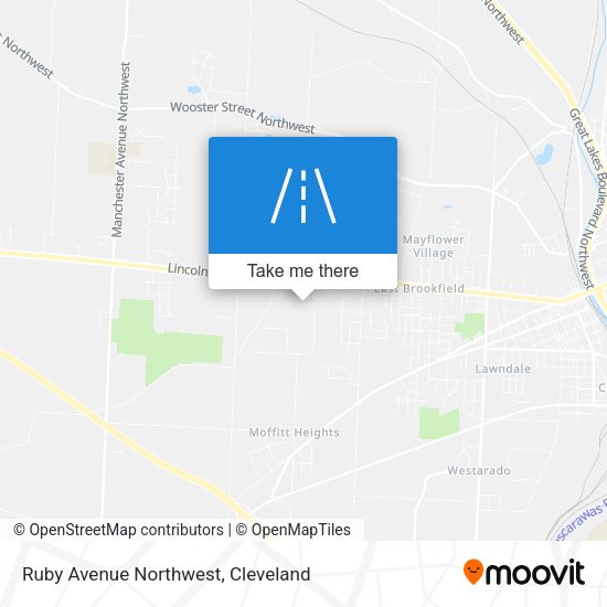 Mapa de Ruby Avenue Northwest