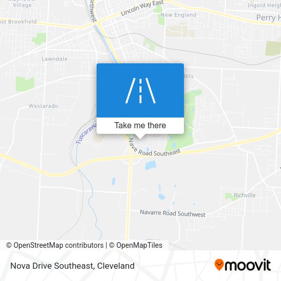 Nova Drive Southeast map