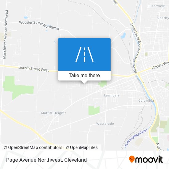 Page Avenue Northwest map