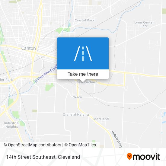 14th Street Southeast map