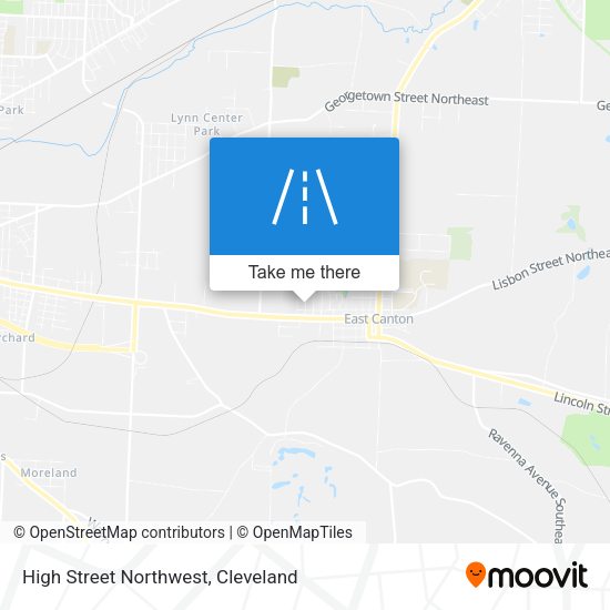 High Street Northwest map