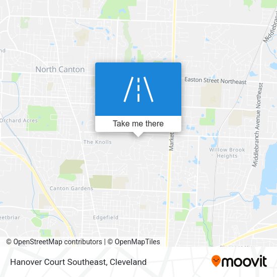 Hanover Court Southeast map