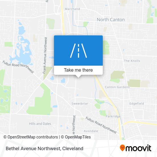 Bethel Avenue Northwest map