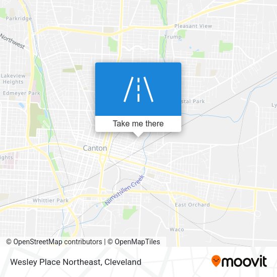 Wesley Place Northeast map