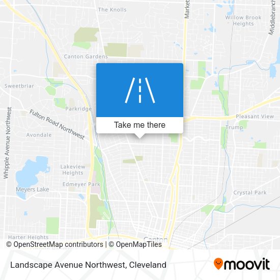 Landscape Avenue Northwest map