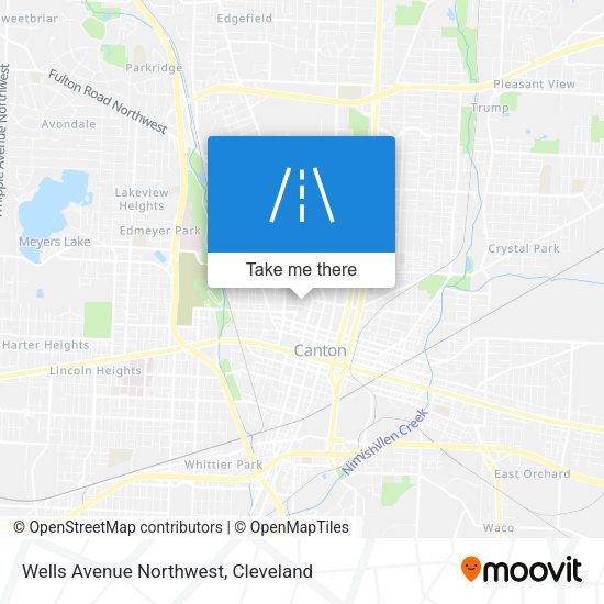 Wells Avenue Northwest map