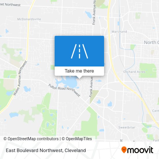 Mapa de East Boulevard Northwest