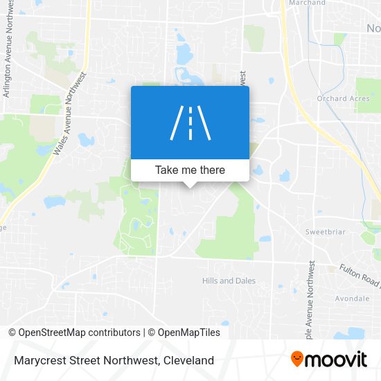 Mapa de Marycrest Street Northwest