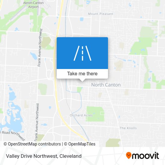 Valley Drive Northwest map