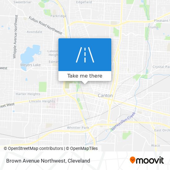 Mapa de Brown Avenue Northwest