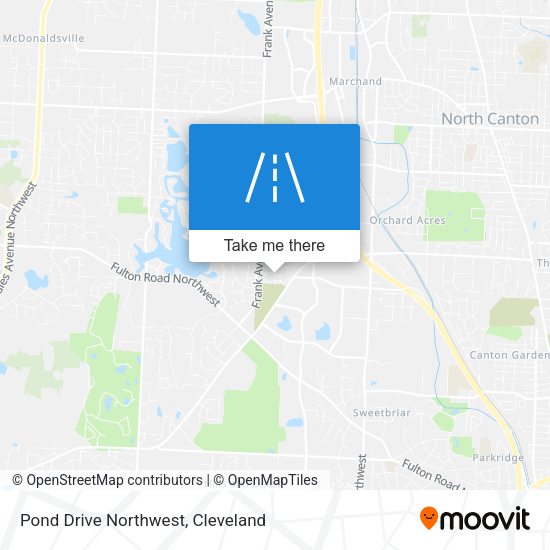 Mapa de Pond Drive Northwest