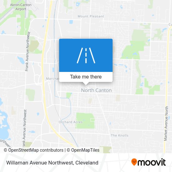 Willaman Avenue Northwest map