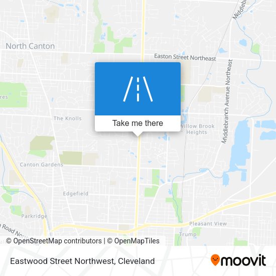 Mapa de Eastwood Street Northwest