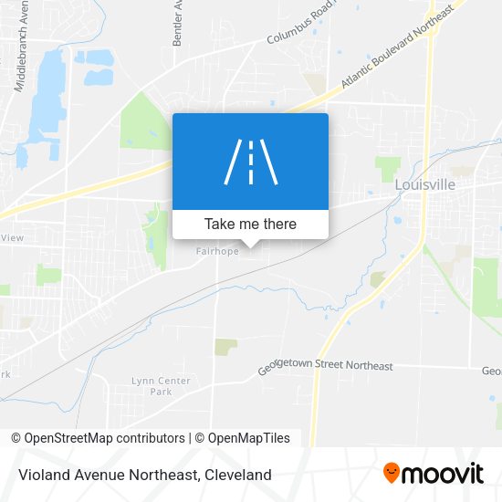 Mapa de Violand Avenue Northeast