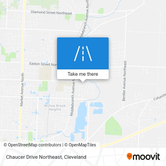 Mapa de Chaucer Drive Northeast