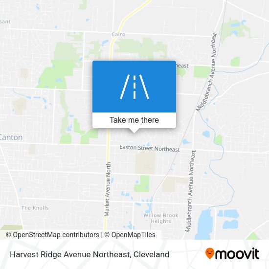 Harvest Ridge Avenue Northeast map