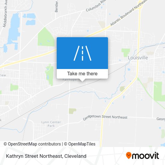 Mapa de Kathryn Street Northeast