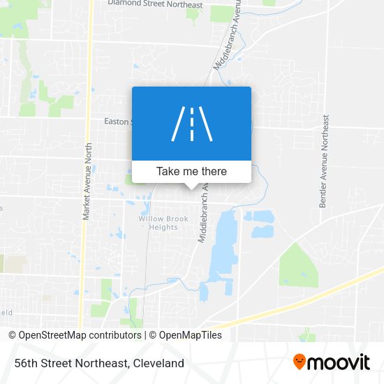 56th Street Northeast map