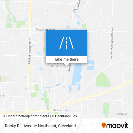Rocky Rill Avenue Northeast map