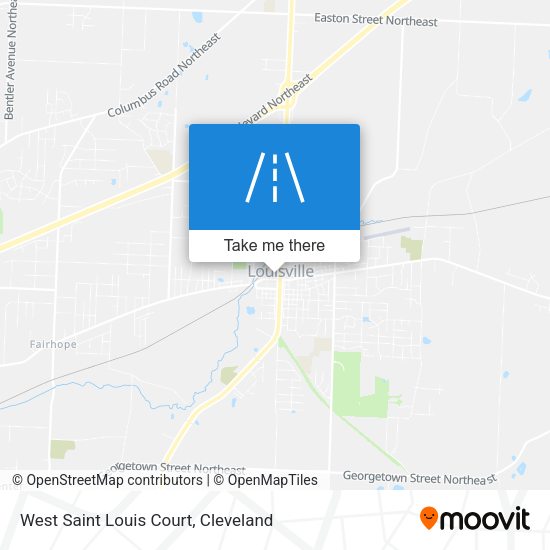 Mapa de West Saint Louis Court