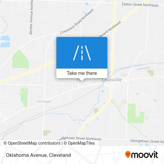 Oklahoma Avenue map