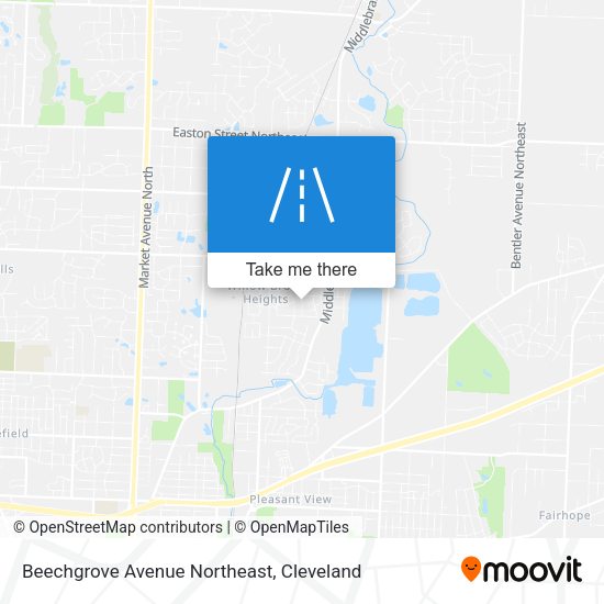 Beechgrove Avenue Northeast map