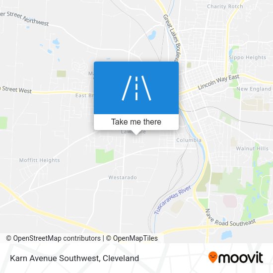 Mapa de Karn Avenue Southwest
