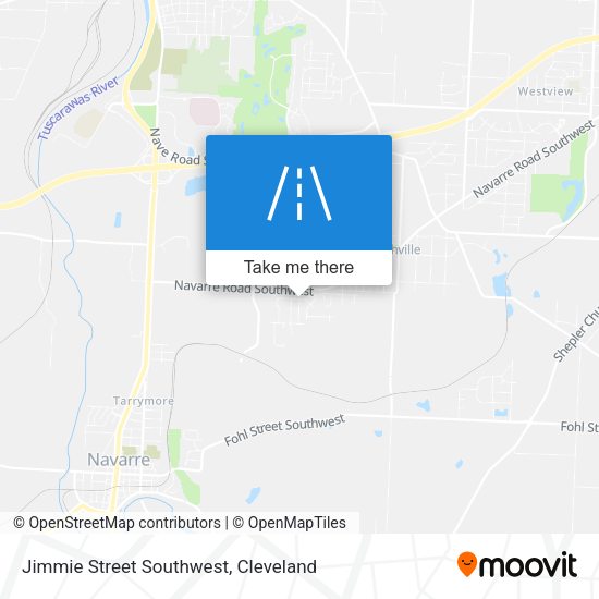 Mapa de Jimmie Street Southwest