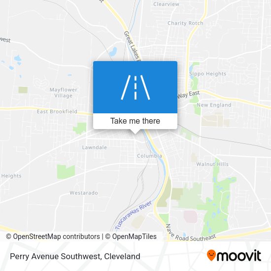 Mapa de Perry Avenue Southwest
