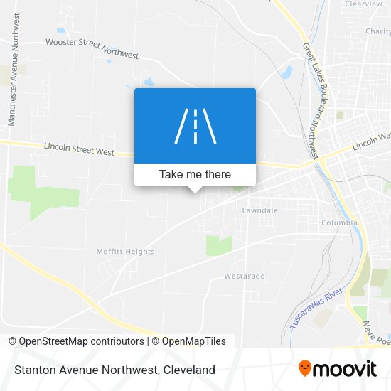 Mapa de Stanton Avenue Northwest