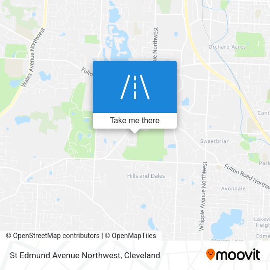 Mapa de St Edmund Avenue Northwest