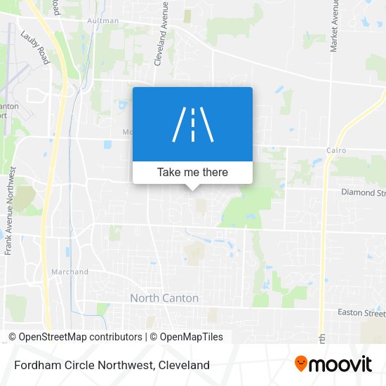 Mapa de Fordham Circle Northwest