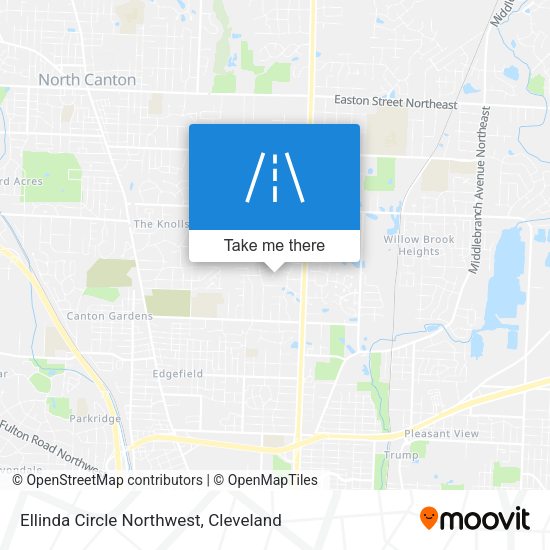 Ellinda Circle Northwest map