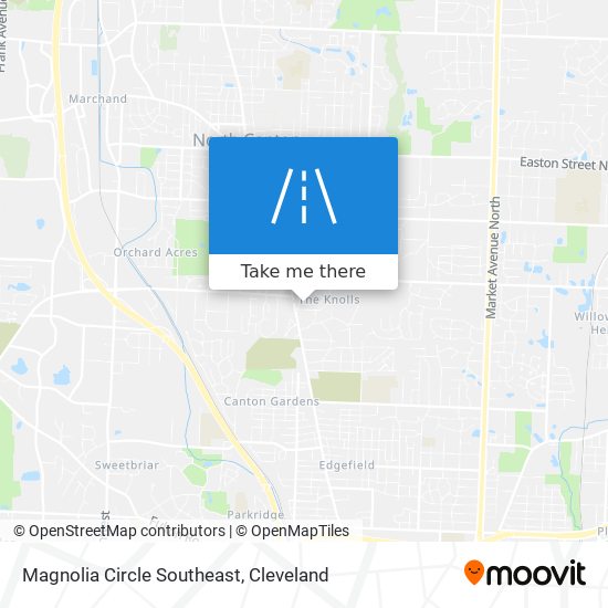 Magnolia Circle Southeast map