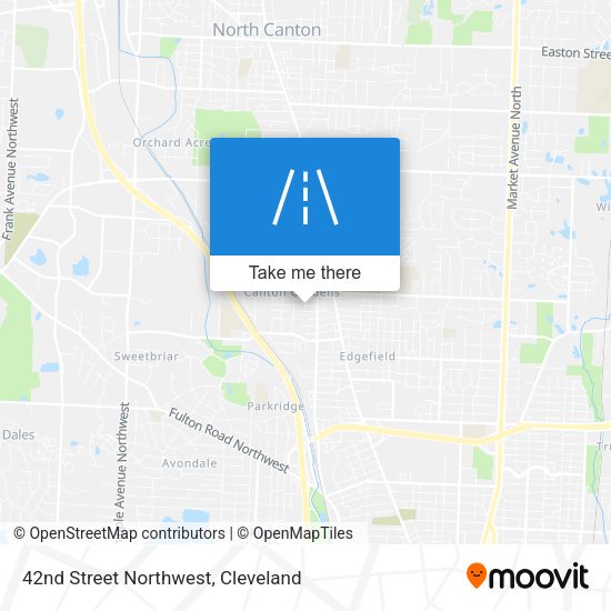 42nd Street Northwest map