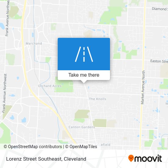 Mapa de Lorenz Street Southeast