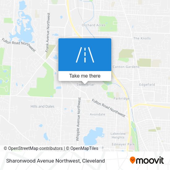 Mapa de Sharonwood Avenue Northwest